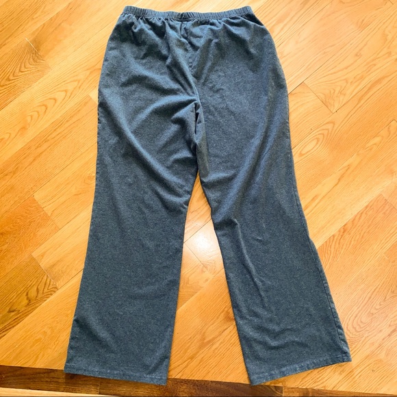Women With Control Boot Cut Pants 1X Dark Gray slight flare leg USA Made 1XL - Picture 6 of 6